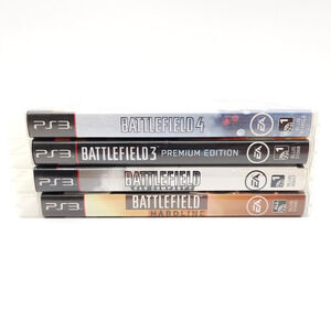 Lot Of PS3 Video Game Battlefield 3, 4 Bad Company 2 Hardline Sony Playstation 3